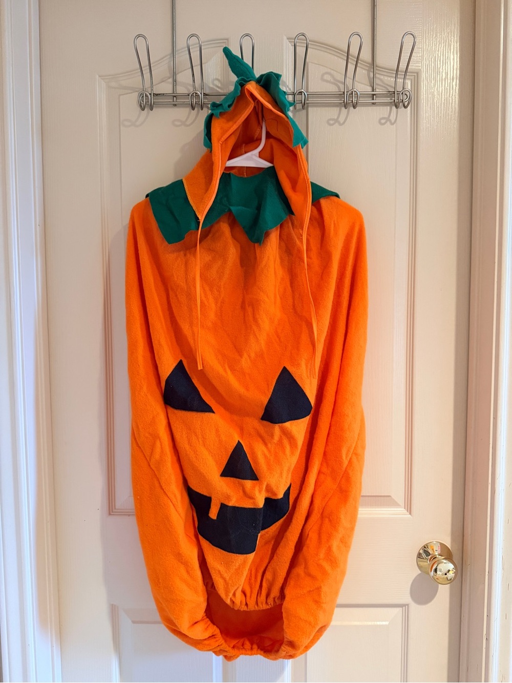🎃 Vintage Pumpkin Costume Adult One Size + Bonus Pumpkin headband Halloween